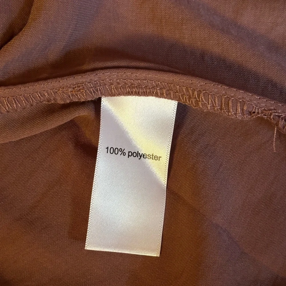 Maurice’s Small Dusty Rose Ruffle Key Hole Tie back Tank NWT - Picture 9 of 9